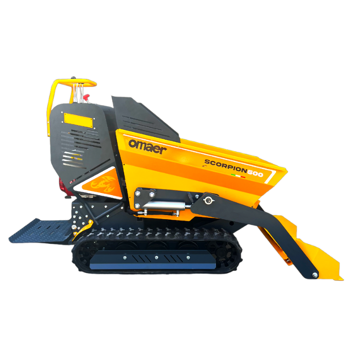 linea mini dumper con orugas omaer SCORPION 500-600