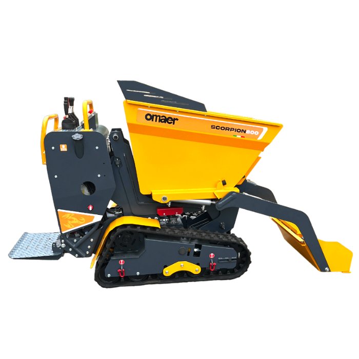 linea mini dumper con orugas omaer SCORPION 700-800