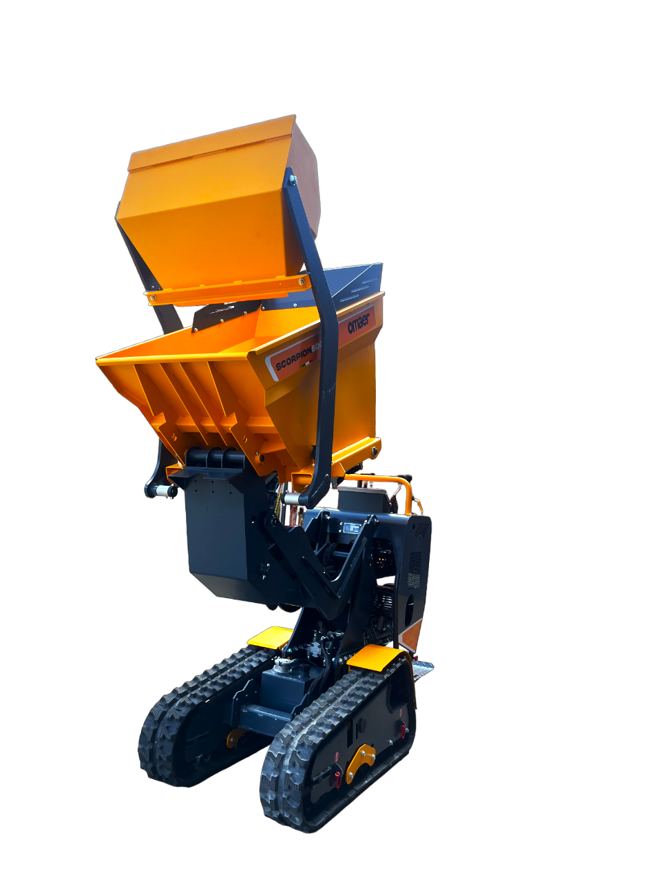 mini dumper omaer high discharge of the dumper