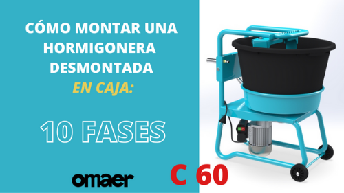 VIDEO Montaje hormigonera Omaer en caja: C 60