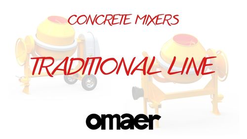Concrete mixer Traditional Line & C 320 Tractor