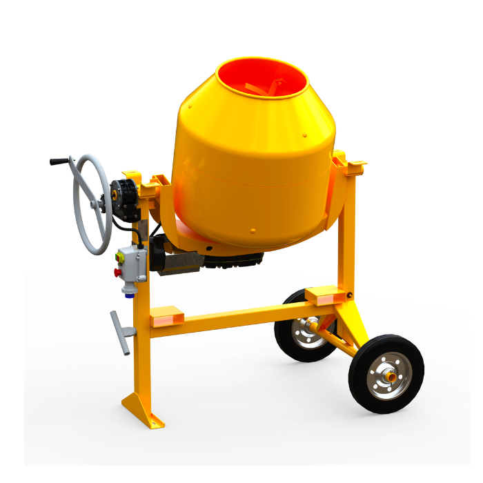  Electric concrete mixer 140 lt - C 190 SBL of Concrete mixers | Silent transmission line by OMAER