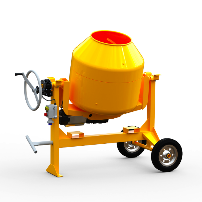 Electric concrete mixer 260 lt - C 320 SBL of Concrete mixers | Silent transmission line by OMAER