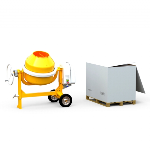 Model Disassembled concrete mixer 300 lt - C 360 R - IBL of available Concrete mixers | Disassembled line in a box by OMAER