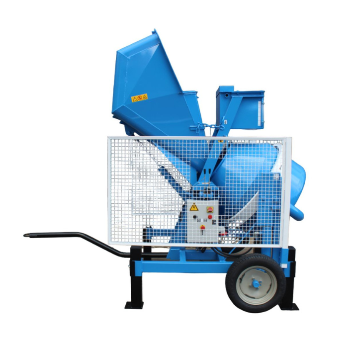 Tilting drum cement mixer 300 lt - C 350 Ri of Concrete mixers | Hydraulic loading line by OMAER