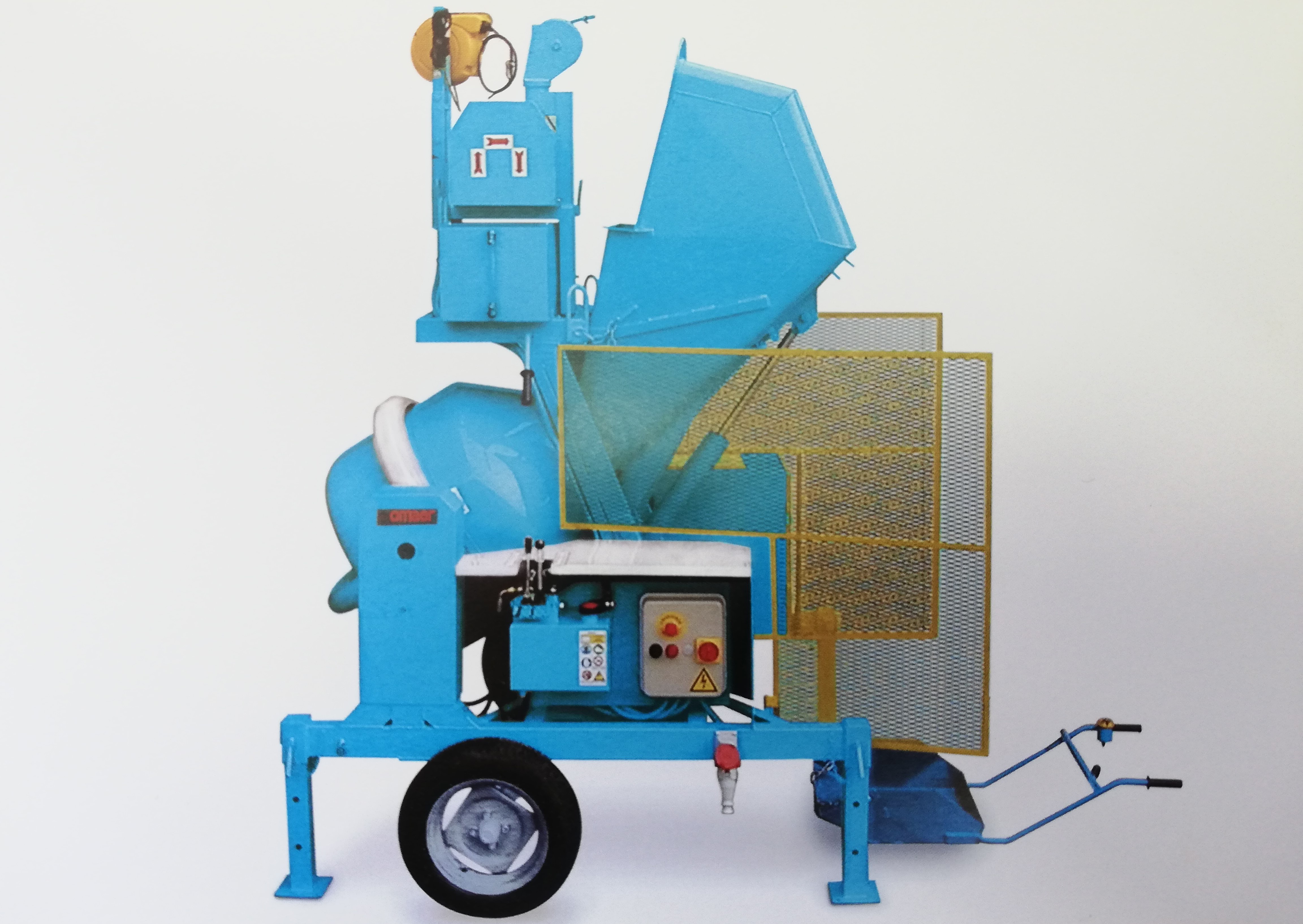 Tilting drum cement mixer 400 lt C 500 Ri OMAER Concrete mixers