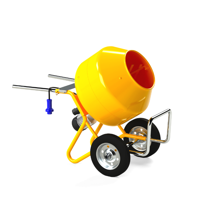 Model Wheelbarrow Cement Mixer 65 lt - C 140 CARR of available Hobby Concrete Mixers by OMAER